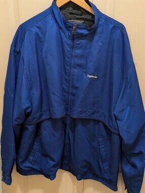 Men’s Cutter Buck CB Windtec Blue Vented Full Zip Golf Jacket Sz XXL